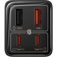 Baseus GaN6 Pro Fast Charger 2C + 2U 100W P10162705112-00 (черный) Image #2