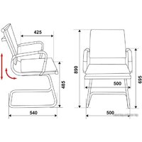 Бюрократ CH-993-Low-V/Ivory Image #4