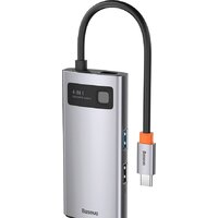 Baseus Metal Gleam Series 4 in 1 Multifunctional Type-C CAHUB-CY0G Image #3