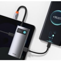 Baseus Metal Gleam Series 4 in 1 Multifunctional Type-C CAHUB-CY0G Image #8