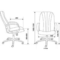 Бюрократ T-898AXSN/3C1GR (серый) Image #6