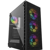 Powercase Mistral Z4С Mesh LED (черный)