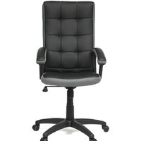 TetChair Trendy (иск. кожа/ткань, черный/серый) Image #2