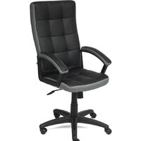 TetChair Trendy (иск. кожа/ткань, черный/серый)