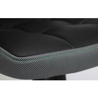 TetChair Trendy (иск. кожа/ткань, черный/серый) Image #6