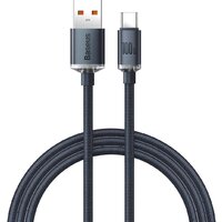 Baseus CAJY000501 USB Type-A - USB Type-C (2 м, черный)