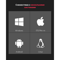 Royal Kludge RK61 New RGB (черный, RK Red) Image #10