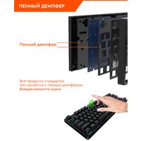 Royal Kludge RK61 New RGB (черный, RK Red) Image #7