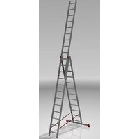 Новая высота NV 323 трёхсекционная профессиональная 3x12 ступеней Image #3