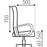 Brabix Flight EX-540 (ткань, серый) Image #11