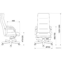 Бюрократ T-9927WALNUT (черный) Image #5