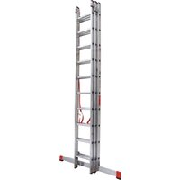 Новая высота NV 323 трёхсекционная профессиональная 3x10 ступеней Image #5