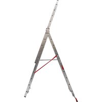 Новая высота NV 323 трёхсекционная профессиональная 3x10 ступеней Image #4