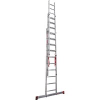 Новая высота NV 323 трёхсекционная профессиональная 3x10 ступеней Image #6