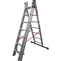 Новая высота NV 323 трёхсекционная профессиональная 3x7 ступеней Image #4