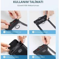 Ugreen LP186-50919 водонепроницаемый универсальный, до 6" (черный) Image #4