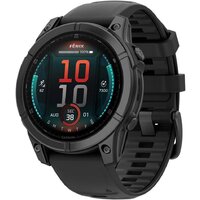Garmin Fenix E 47мм (серая сталь, черный силиконовый ремешок)