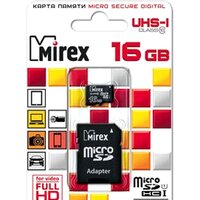 Mirex microSDHC UHS-I (Class 10) 16GB + адаптер [13613-ADSUHS16] Image #2