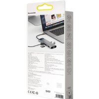 Baseus Metal Gleam Series 11-in-1 Multifunctional HUB Type-C Hub Docking Station CAHUB-CT0G Image #8