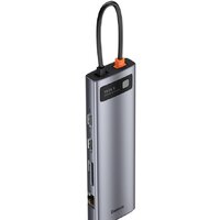 Baseus Metal Gleam Series 11-in-1 Multifunctional HUB Type-C Hub Docking Station CAHUB-CT0G Image #4