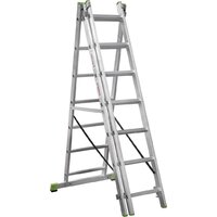 Новая высота NV 223 алюминиевая трёхсекционная 3x7 ступеней Image #4