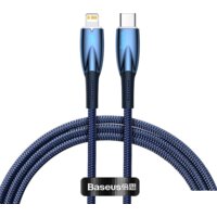 Baseus Glimmer Series Fast Charging Data Cable Type-C - Lightning 20W CADH000003 (1 м, синий) Image #1