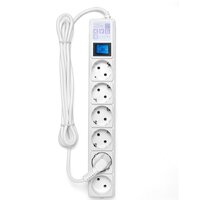 Power Cube Куб SPG(5+1)-16B, 6 розеток, белый [SPG(5+1)-16B-1,9М] Image #2