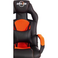 TetChair Driver (иск.кожа/ткань, черный/оранжевый) Image #6