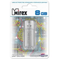 Mirex Unit Silver 8GB [13600-FMUUSI08] Image #3