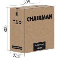 CHAIRMAN CH27 (ткань, серый/черный) Image #10