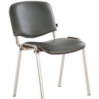 Brabix Iso CF-001 (кожзам, серый)