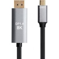 VCOM CU480MC-1.8M DisplayPort - USB 3.2 Gen1 Type-C (nan м, черный) Image #2