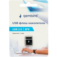 Gembird GFL-2.0-8mini 8Gb (черный) Image #4