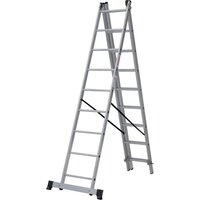 Новая высота NV 123 алюминиевая трёхсекционная 3x9 ступеней Image #8