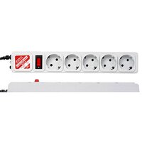 Power Cube 5 розеток, серый, 1.9 м (SPG-B-6) Image #2