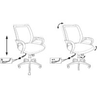 Бюрократ CH-695N/DG/TW-11 (черный/серый) Image #6