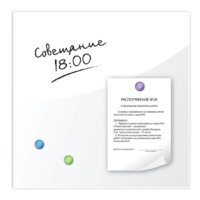 BRAUBERG стеклянная 45x45 см (белый) Image #4