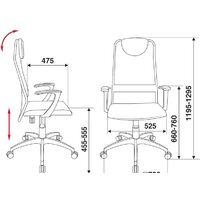 Бюрократ KB-8 TW-01 TW-11 (черный) Image #5