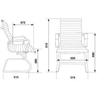 Бюрократ CH-883-LOW-V (бежевый) Image #2