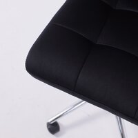 AksHome Роза квадрат (велюр, черный) Image #9