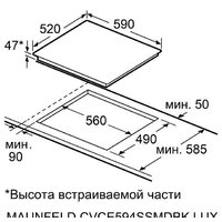 MAUNFELD CVCE594SSMDBK Lux Image #7