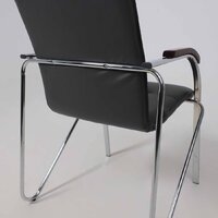 AksHome Samba Aks-1 (Pegasso темно-серый/подлокотники дерево темное) Image #4