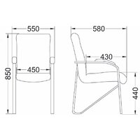 AksHome Samba Aks-1 (Pegasso темно-серый/подлокотники дерево темное) Image #15