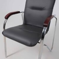 AksHome Samba Aks-1 (Pegasso темно-серый/подлокотники дерево темное) Image #5