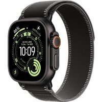 Apple Watch Ultra 3 LTE 49 мм (титановый корпус, черный/черный, нейлоновый ремешок размера S/M) Image #1