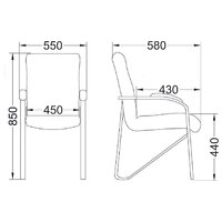 AksHome Samba Aks-1 000.704 (Pegasso черный/мягкие подлокотники) Image #6