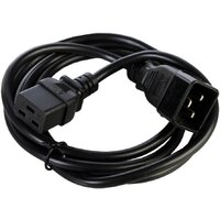Kiper IEC60320-C19 - IEC60320-C20 (1.8 м, черный)