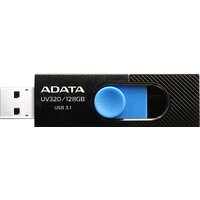 ADATA UV320 128GB (черный/голубой) Image #1