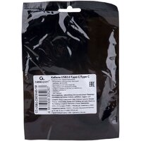 Cablexpert USB Type-C - USB Type-C CC-USB2-CMCM-60-1M (1 м, черный) Image #4