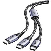Ugreen US561 35087USB Type-C - USB Type-C x3 (1.5 м, черный)